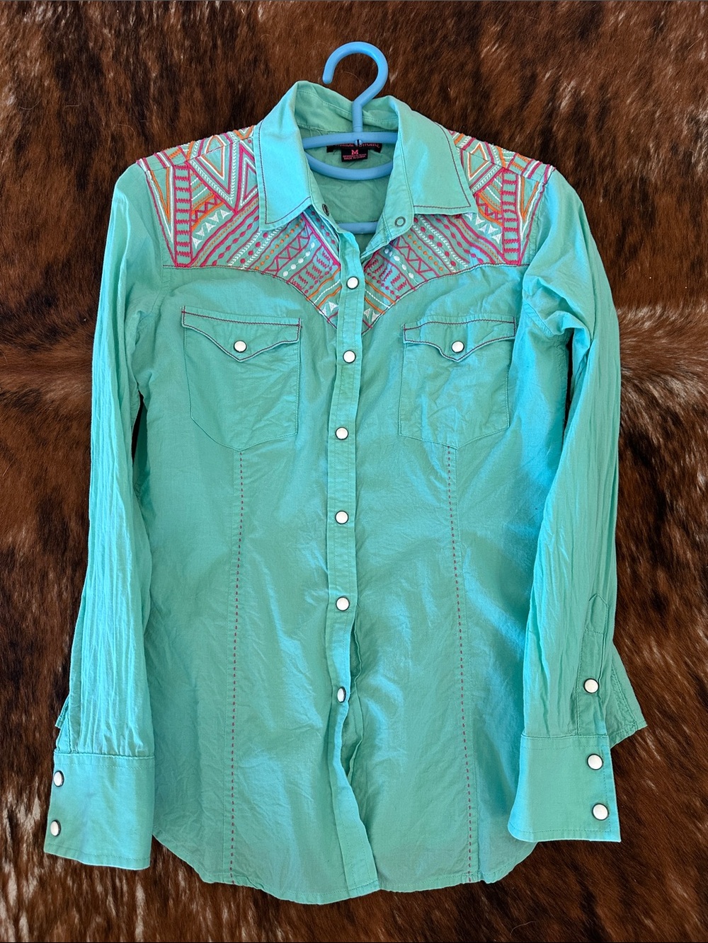 Women’s medium western shirt rock n roll cowgirl
